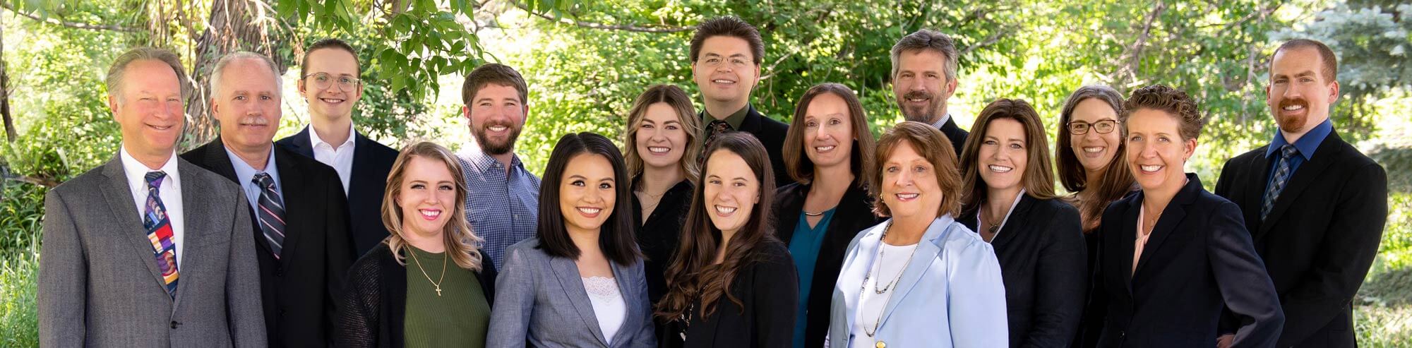 Corporate portrait of the full Peak team
