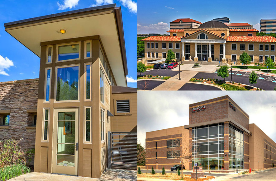 Photo montage of 3 different Peak projects